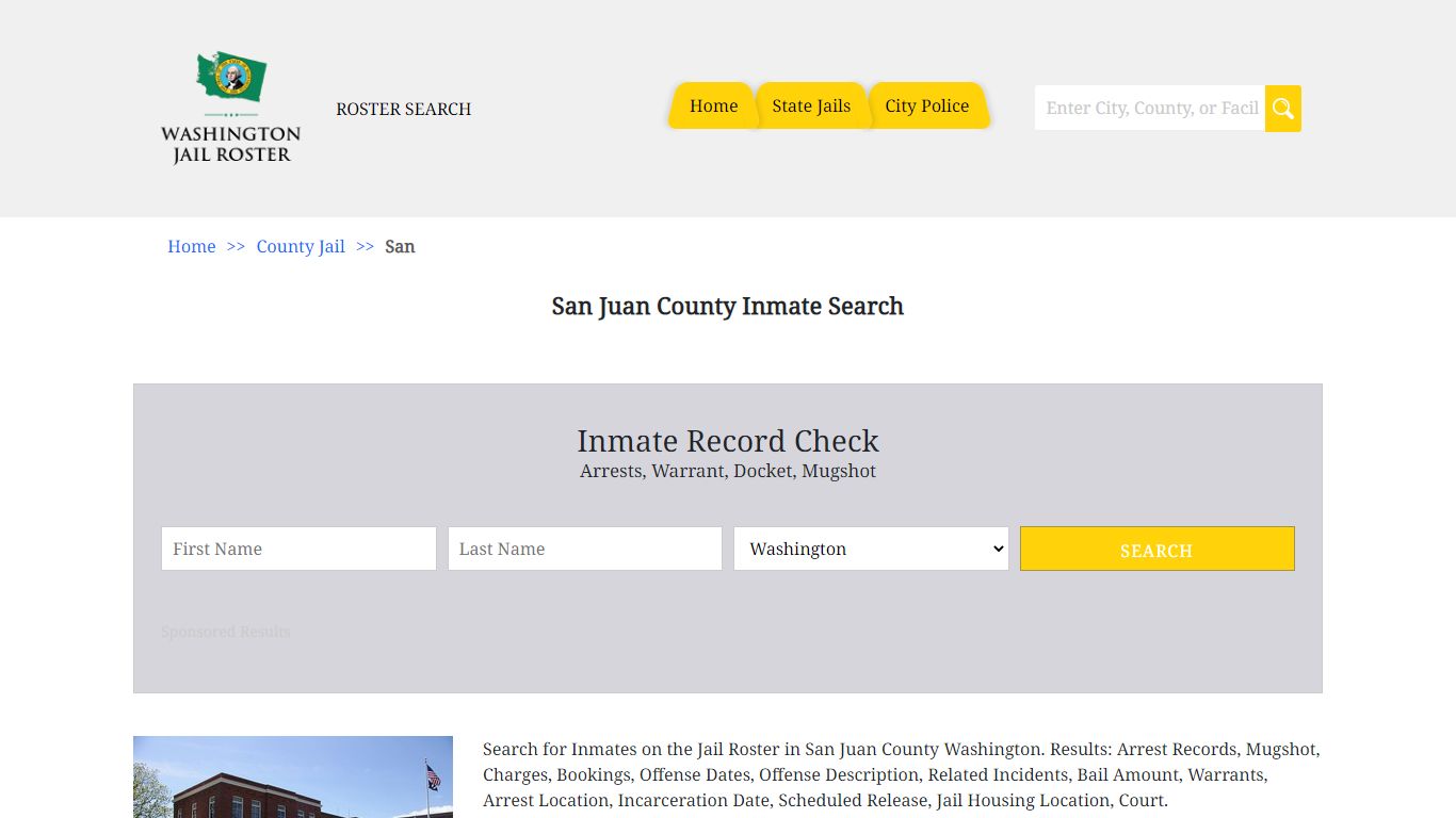 San Juan County Inmates | Jail Roster Search